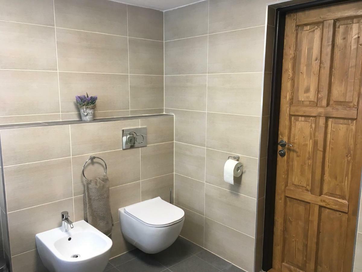 Samostatný mezonetový apartmán s dvěmi ložnicemi a vlastní krytou terasou a sdíleným bazénem Rudník Exterior foto