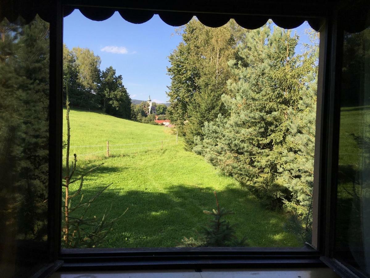 Samostatný mezonetový apartmán s dvěmi ložnicemi a vlastní krytou terasou a sdíleným bazénem Rudník Exterior foto